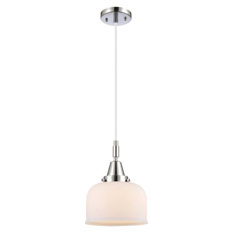 Innovations Lighting 447-1P-G71 Bell 8" Wide Mini Pendant with Matte