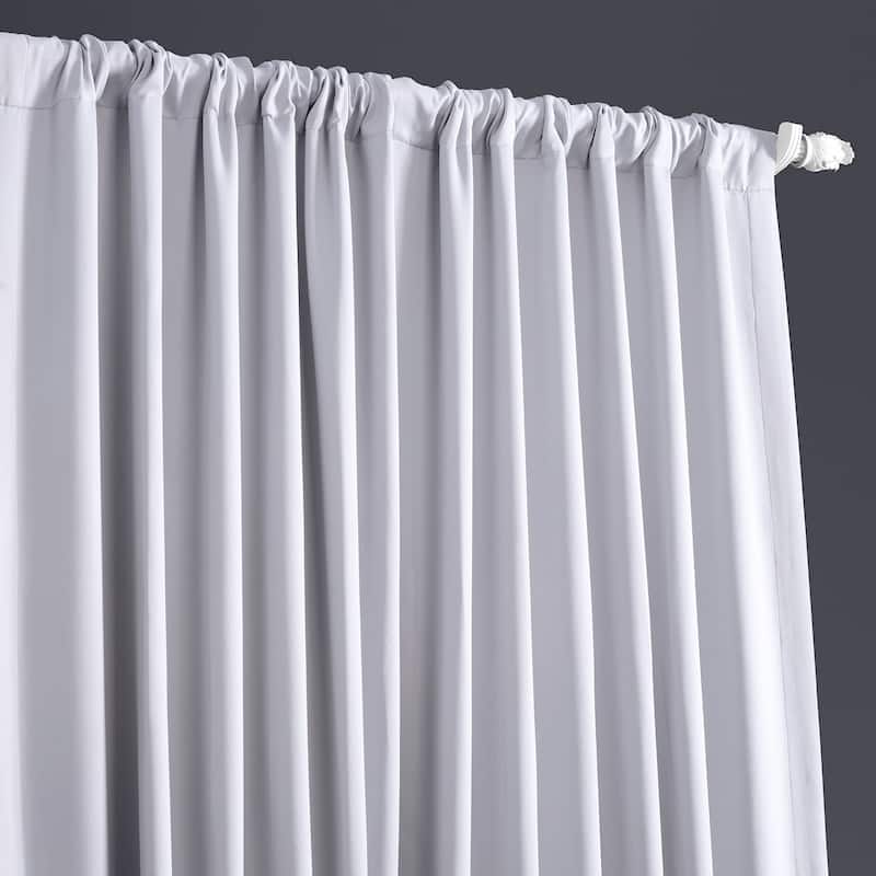 Exclusive Fabrics Extra Wide Room Darkening 84-inch Curtain (1 Panel)