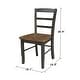 preview thumbnail 55 of 128, International Concepts Solid Wood Madrid Ladderback Chairs, Set of 2 - N/A