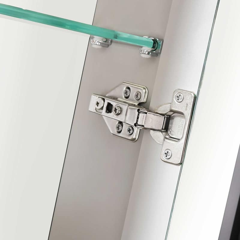 LED Lighted Medicine Cabinet with Defogger, Adjustable Brightness, USB & 3X Magnification Mirror - 30X40 in