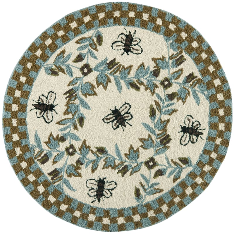 SAFAVIEH Handmade Chelsea Aubree French Country Trellis Wool Rug