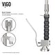 preview thumbnail 73 of 76, VIGO Zurich 27" H Single Handle Pull-Down Sprayer Kitchen Faucet