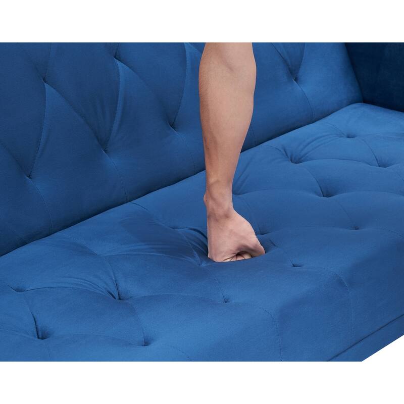 71" Convertible Double Folding Living Room Sofa Bed