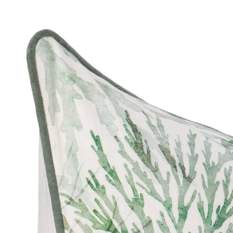 Villa by Classic Home Lessonia Cotton Fabric Throw Pillow