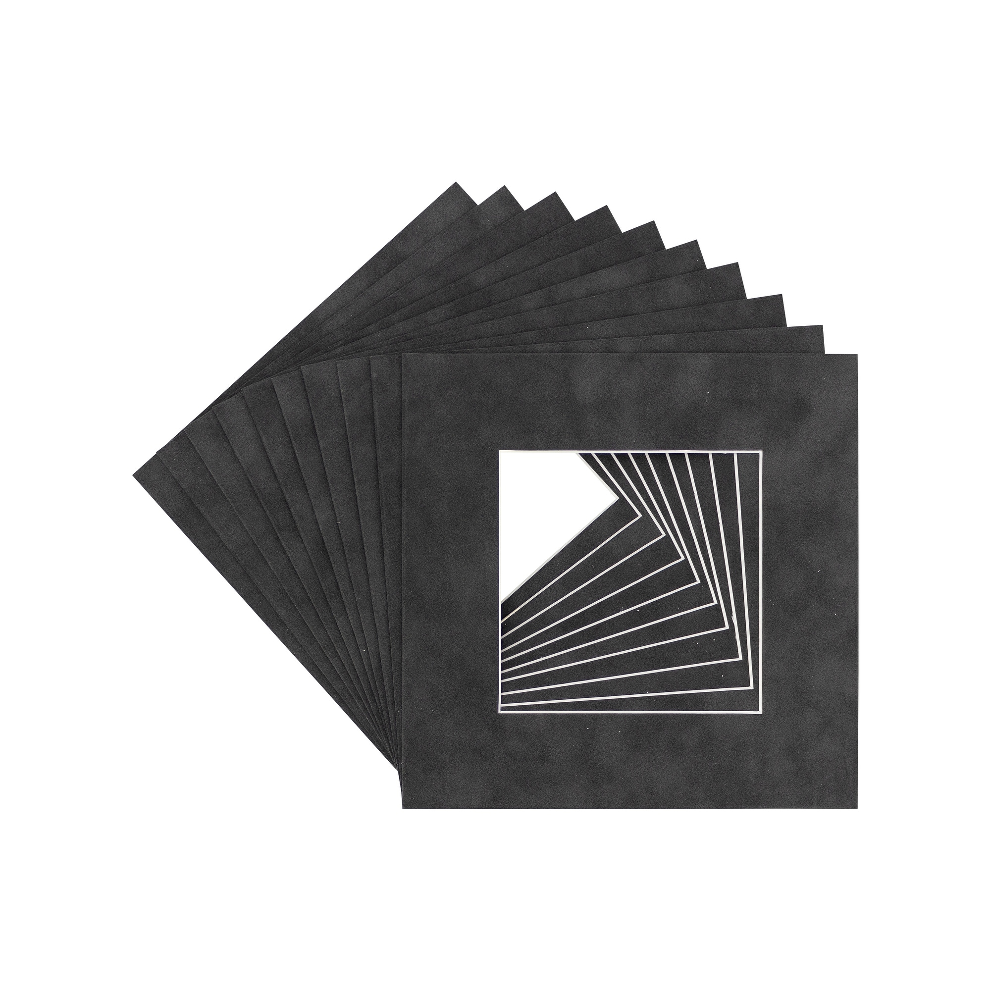 16x16 Mat for 12x12 Photo Royal Blue Suede Matboard for Frames