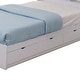 preview thumbnail 5 of 4, Wooden Twin Size Chest Bed with Three Drawers, White