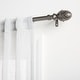 preview thumbnail 7 of 21, ATI Home Acorn 1" Curtain Rod and Finial Set 36" to 72" - Gunmetal