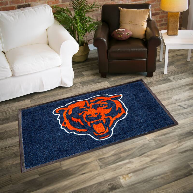 Nylon Indoor/Outdoor Entryway Door Mat, Chicago Bears - 3' x 5'