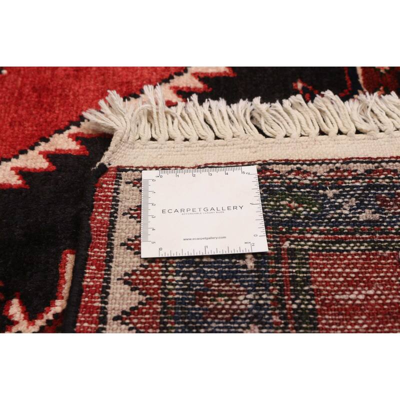 ECARPETGALLERY Hand-knotted Andelz Black Wool Rug - 4'11 x 6'7