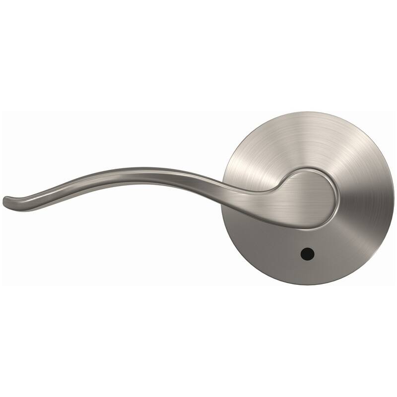 Schlage Custom Pennant Non-Turning Two-Sided Dummy Door Lever Set with