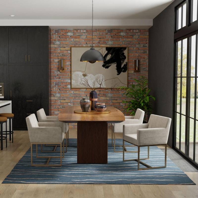 Alora Decor Weston Hand-tufted Waves Wool Rug