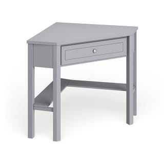 Porch and Den Lincoln Corner Desk (Grey)