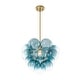 preview thumbnail 58 of 63, Glam Single-light Dining Room Glass Globe Bubble Chandelier - 17.7 in