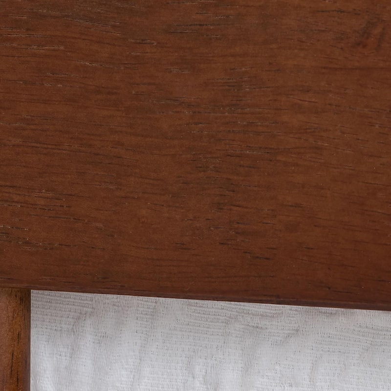 Helio Mid-Century Modern Walnut Brown Finished Wood Twin Daybed