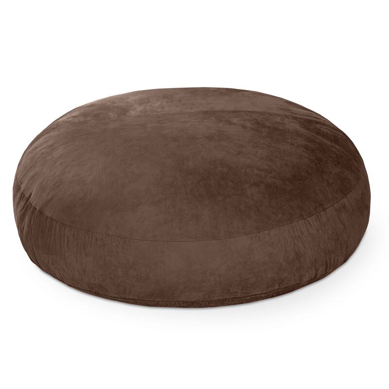 Jaxx 6 Foot Cocoon - 2-in-1 Giant Bean Bag Chair for Adults & Convertible Bean Bag Bed