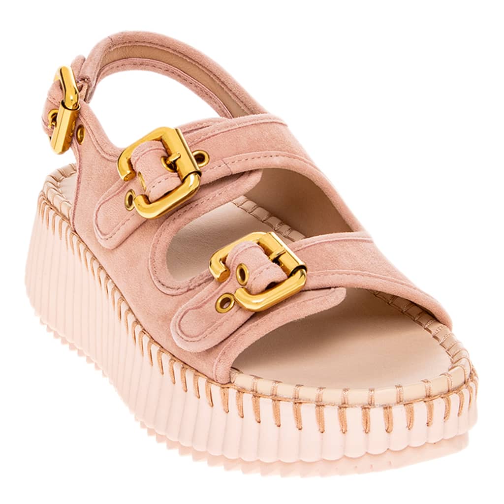 Chloe Nama Wedge Sandals
