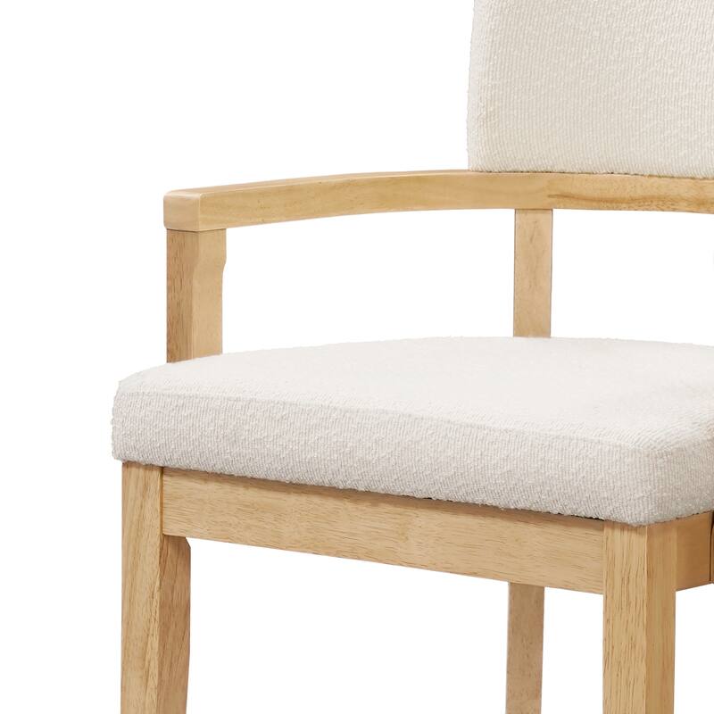 Christopher Knight Home - Modern 5-Piece Dining Set with Rectangular V-Base Dining Table & Hand-Woven Upholstered Dining Chairs