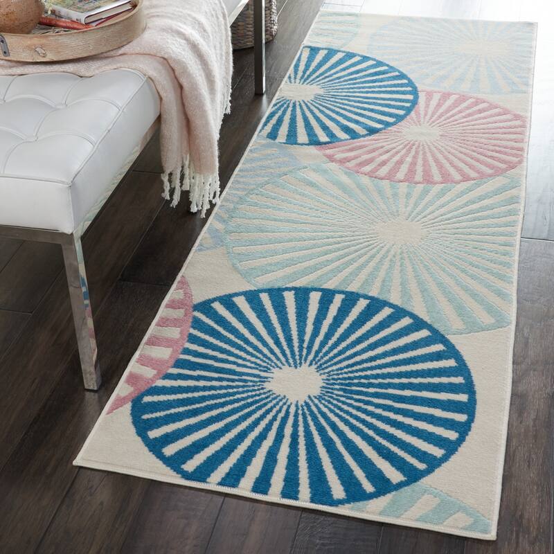 Nourison Grafix Modern Geometric Area Rug