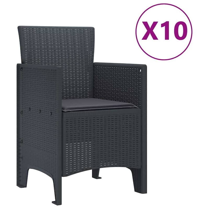 vidaXL Garden Dining Set 11/13 pcs - 118.1 x 39.4 x 28.7