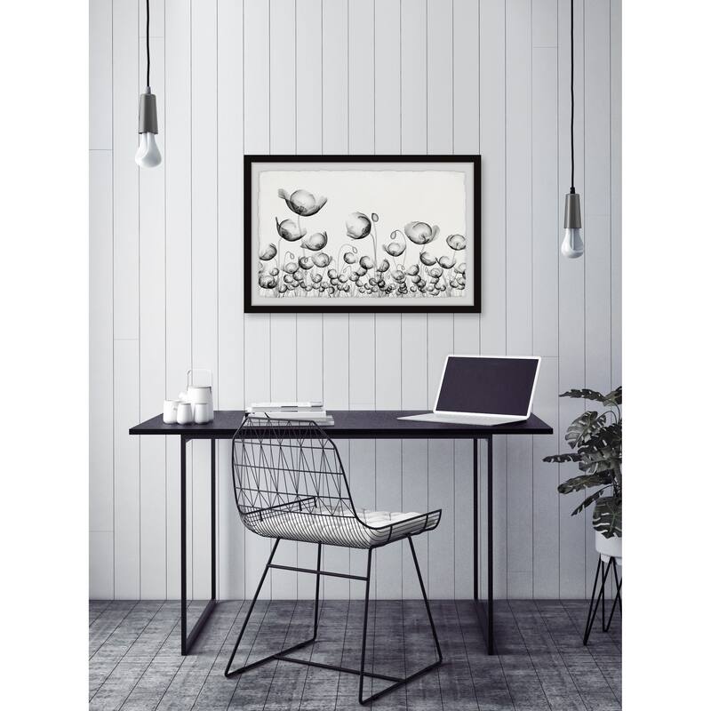 'Poppy Fields' Framed Painting Print