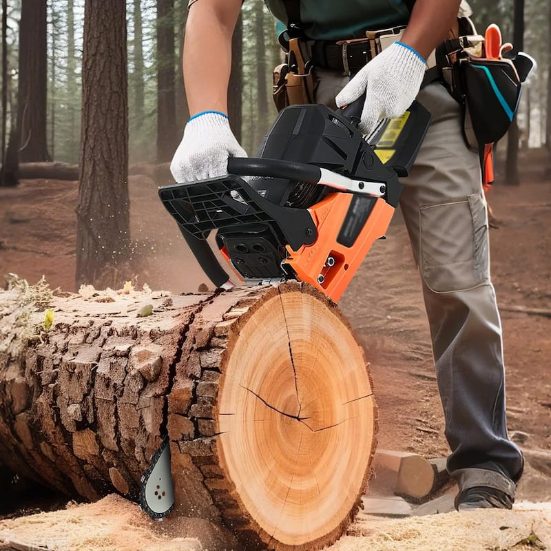 20 Inch Gas Chainsaw 62CC 3.8HP Heavy Duty Power Saw with Easy Start for Logging and Tree Trimming