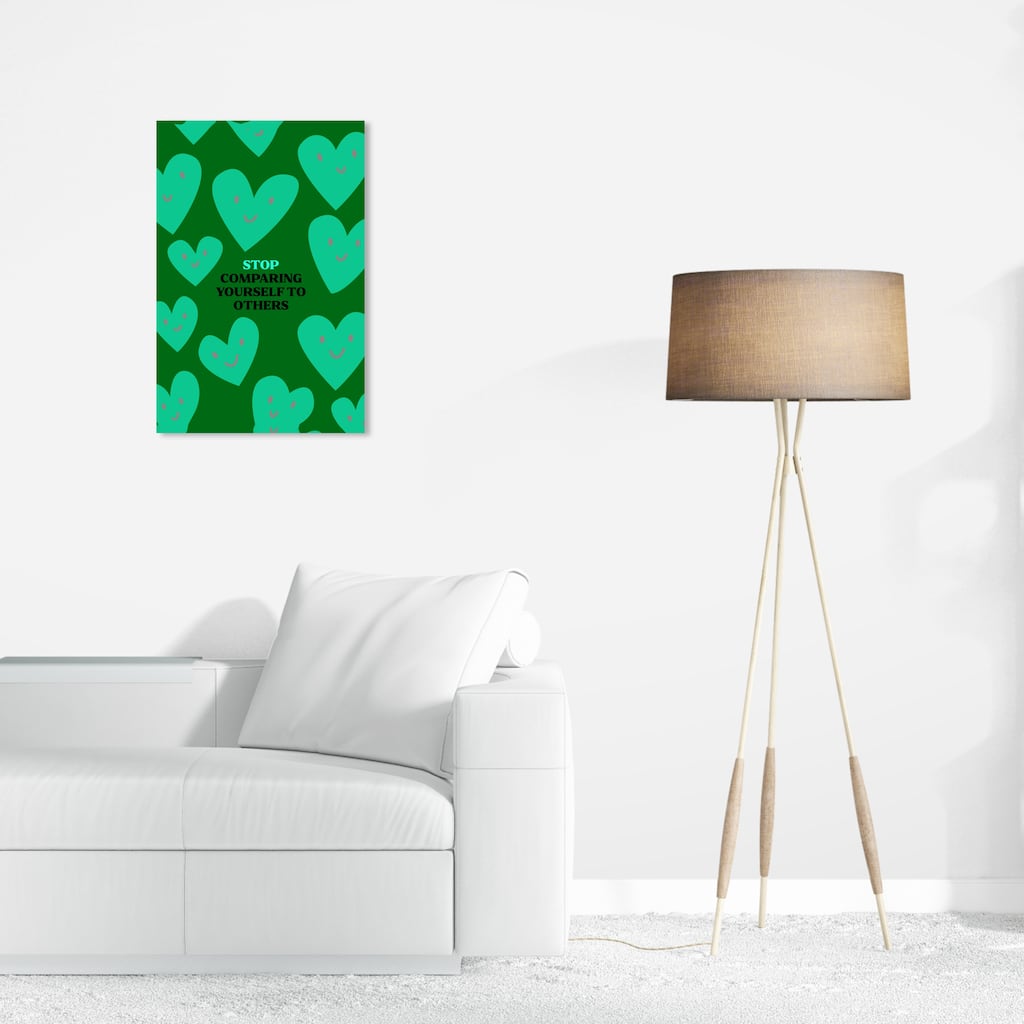 Wynwood Studio Canvas Typography and Quotes Only one like you Pink and Light Red Modern & Contemporary Wall Art Canvas Print