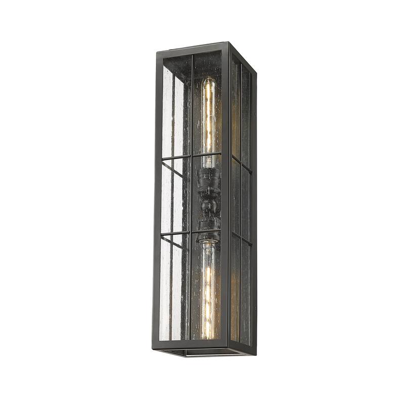Millennium Lighting Jaxson 1 Light Outdoor Wall Sconce in Powder Coat Black