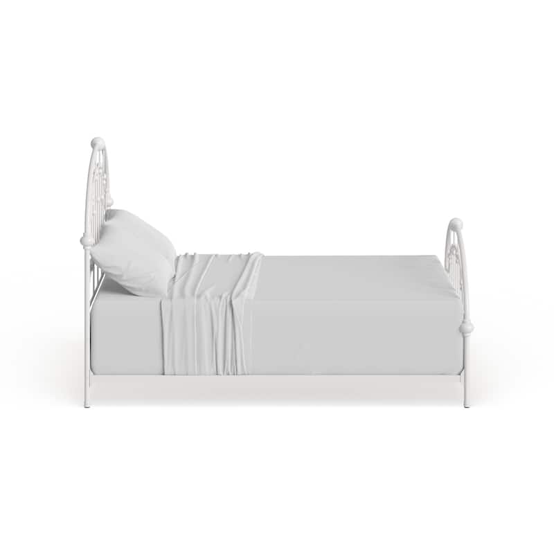 Lacey Round Curved Double Top Arches Victorian Iron Bed by iNSPIRE Q Classic