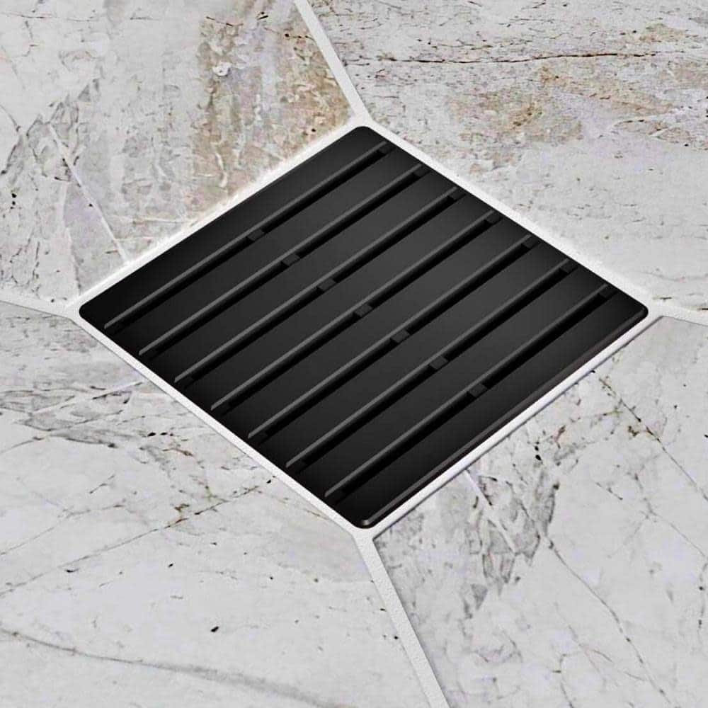 Ebbe America E4811-MB PARALLEL - Matte Black - Unique Drain Cover