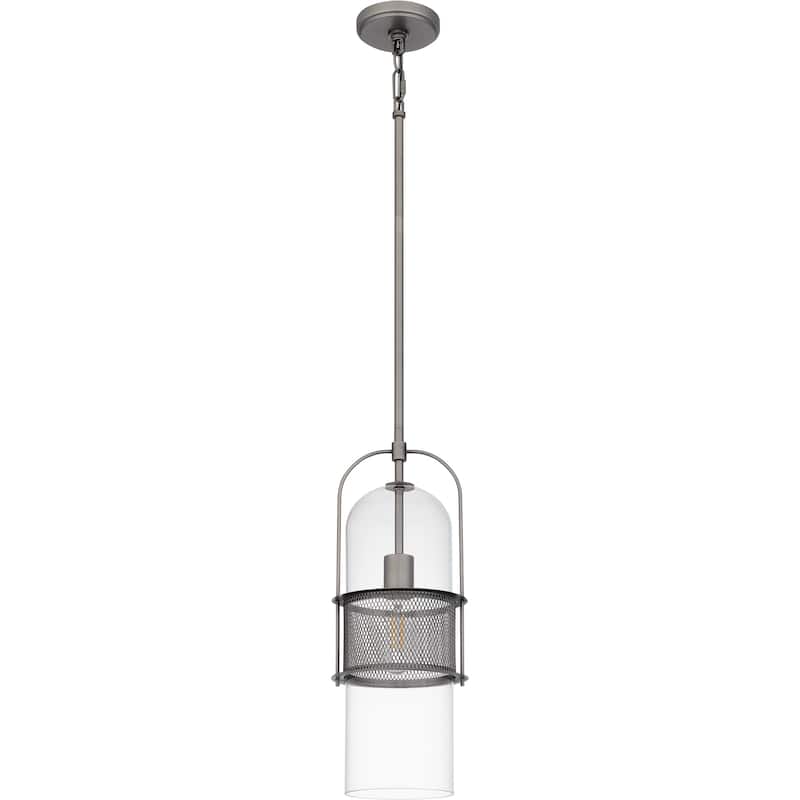Soffer 1-Light Antique Nickel Mini Pendant Light
