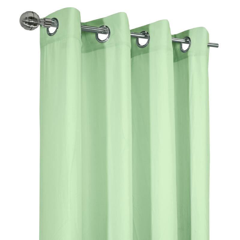Harmony Crinkle Textured Microfiber Curtain Panel by Habitat