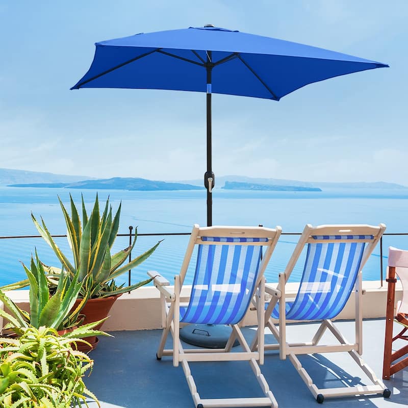 Maypex Square Market Umbrella - Blue
