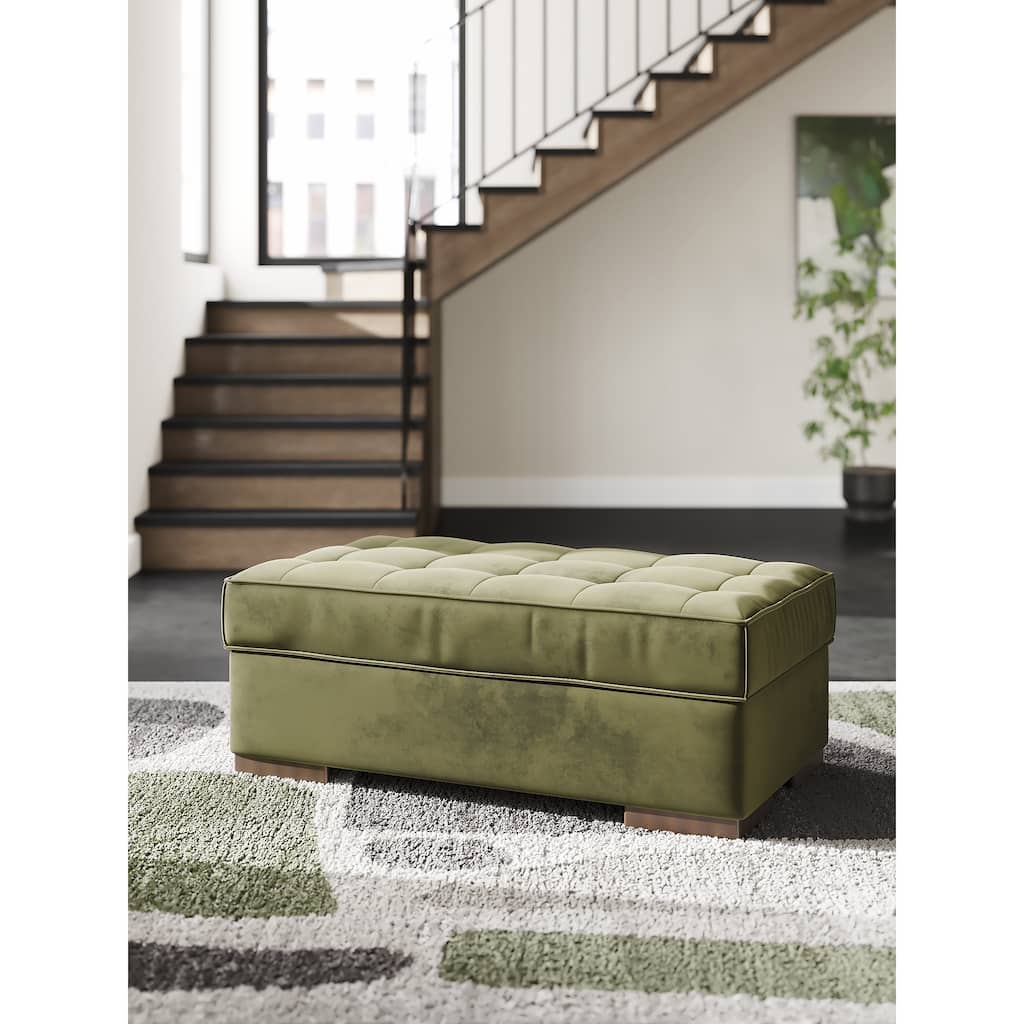 Signature Design by Ashley Chalcombe Green Oversized Accent Ottoman