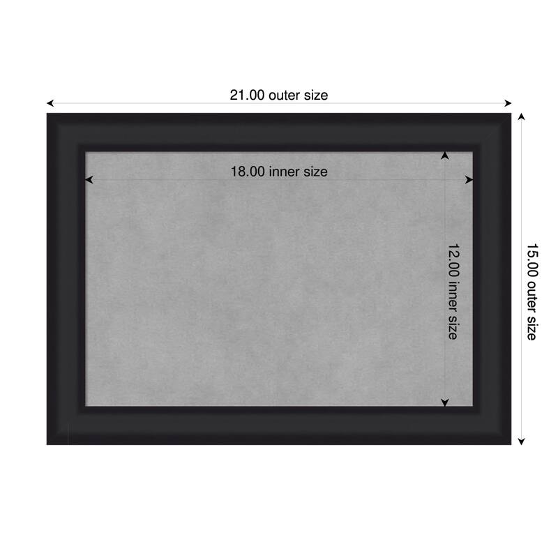 Amanti Art Oliver Black Narrow Framed - 21 x 15 in - Oliver Black Narrow