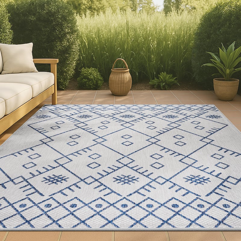 JONATHAN Y Zolak Moroccan Indoor/Outdoor Area Rug