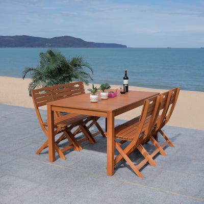SAFAVIEH Outdoor Iciar Dining Table - 59Wx35Dx30H