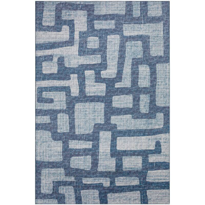 Indoor/ Outdoor Addison Yuma Modern Cobblestone Washable Area Rug
