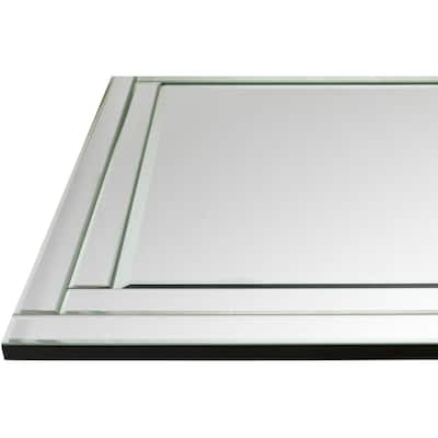 Jimmie Framed Medium Size Rectangular Wall Mirror - 35.4" x 53.2"