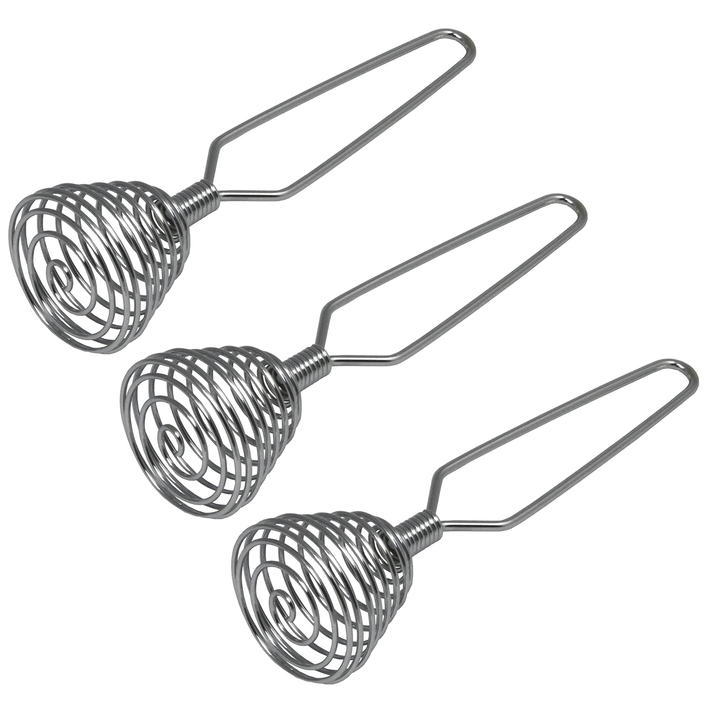 Spring Coil Wire Whisk Hand Mixer Blender Egg Beater Stainless Steel Tool 