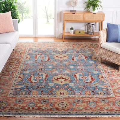 SAFAVIEH Handmade Samarkand Shavon Traditional Oriental Wool Rug