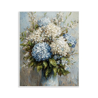 Stupell Muted Classic Hydrangeas Wall Plaque Art Design By Franklyn Gregory