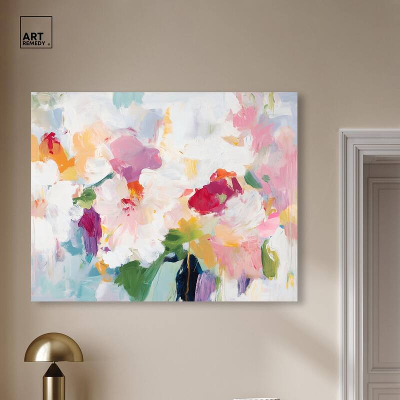 Bold Brushstroke I Canvas by Art Remedy, Gallery Wrapped