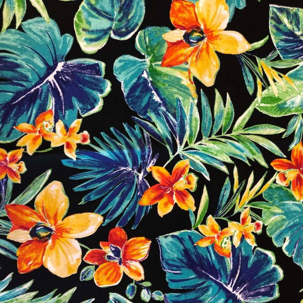 International Caravan Maui Footstool with Cushion