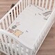 preview thumbnail 2 of 2, Disney Classic Pooh Naturally Friends Fitted Crib Sheet