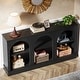 preview thumbnail 7 of 43, 63-Inch Farmhouse Console Table with 3 Tier Storage