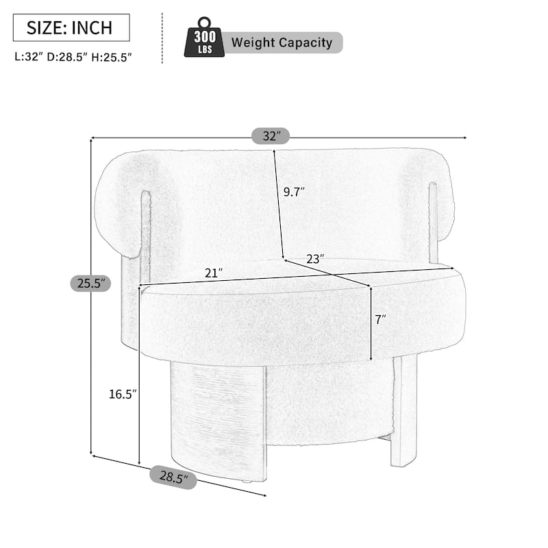 Scott Living Scrolla Beige Swivel Barrel Chair