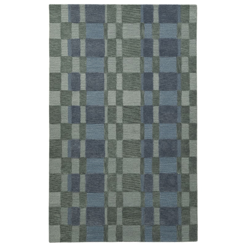 Terra by Obeetee Requiem Gemo Green Rug - Green/Teal - 7'9" x 9'9"