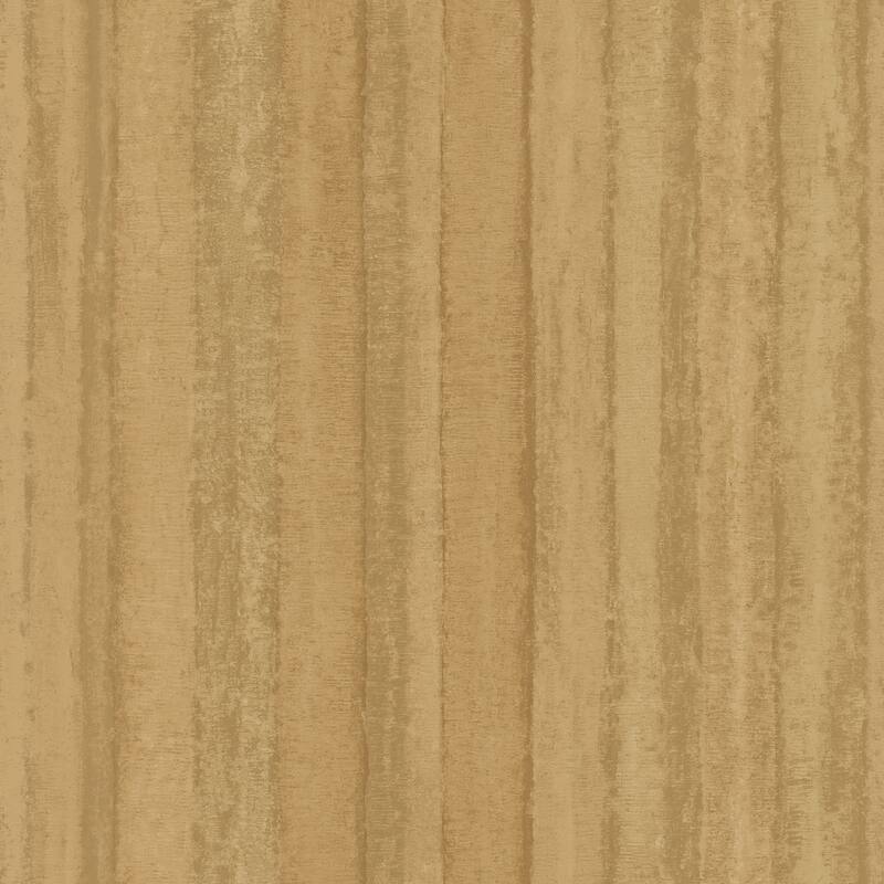 Galerie Wallcoverings Ambiance Nomed Stripe Design Vinyl on Non-woven Matte Wallpaper Roll - 33 feet x 21 inches - Ochre/Gold