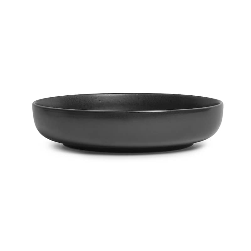 Sango Anderson Black 10" Large Ceramic Serving Bowl (Set of 2), 64.25 oz