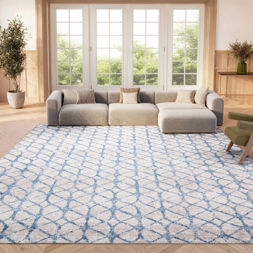 SAFAVIEH Amelia Tanasa Geometric Distressed Rug